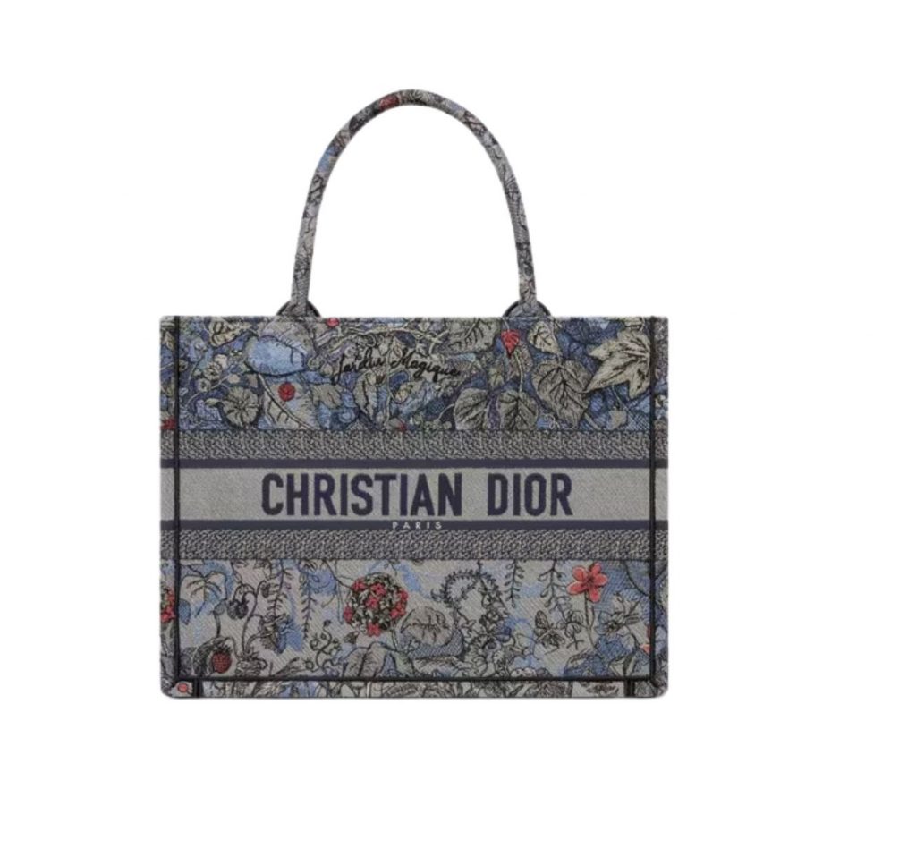 Medium Dior Book Tote Denim