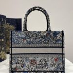 Dior Medium Dior Book Tote Denim Multicolor For Women 14in/36 cm M1296ZRZI_M49E