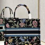 Christian Dior Medium Dior Tote Bag Black For Women 14in/ 36cm