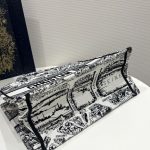 Dior Medium Dior Tote Bag Black And  For Women 14in/ 36cm M1296ZOMP_M041