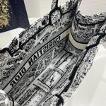 Dior Medium Dior Tote Bag Black And  For Women 14in/ 36cm M1296ZOMP_M041