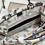 Christian Dior Medium Dior Tote Bag White For Women 14in/ 36cm M1296ZEAU_M933