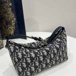 Dior Medium Diortravel Nomad Pouch Blue For Women 8.5in/ 22cm S5554OTZQ_M928