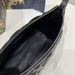 Dior Medium Diortravel Nomad Pouch Black/White For Women 8.5in/ 22cm S5554BMIG_M900