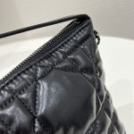 Dior Medium Diortravel Nomad Pouch Black/White For Women 8.5in/ 22cm S5554BMIG_M900