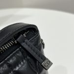 Dior Medium Diortravel Nomad Pouch Black/White For Women 8.5in/ 22cm S5554BMIG_M900