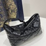 Dior Medium Diortravel Nomad Pouch Black/White For Women 8.5in/ 22cm S5554BMIG_M900
