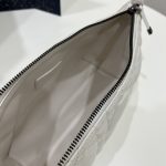 Dior Medium Diortravel Nomad Pouch Black/White For Women 8.5in/ 22cm S5554BMIG_M900