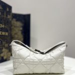 Dior Medium Diortravel Nomad Pouch Black/White For Women 8.5in/ 22cm S5554BMIG_M900