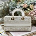 Dior Medium Lady D-Joy Bag Beige For Women 10in/26cm