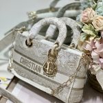 Dior Medium Lady D-Joy Bag Beige For Women 10in/26cm