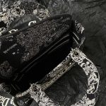 Dior Medium Lady D-Lite Bag Black For Women 9.5in/ 24cm M0565BRHZ_M911