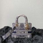 Dior Medium Lady D-Lite Bag White For Women 9.5in/ 24cm