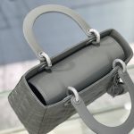 Christian Dior Medium Lady Dior Bag Grey For Women 9.5in/24cm
