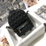 Dior Mini Dior Backpack Cannage Black For Women‎ 12 in/ 31.5 cm CD