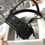 Dior Mini Dior Backpack Cannage Black For Women‎ 12 in/ 31.5 cm CD