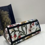 Dior Mini Lady D-Lite Bag White/Black For Women 6.5in/17cm