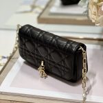 Dior Mini Miss Dior Bag White/ Black/ Blue/ Light Purple For Women 7 in/18.cm