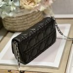 Dior Mini Miss Dior Bag White/ Black For Women 7 in/ 18.5cm