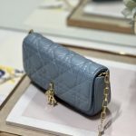 Dior Mini Miss Dior Bag White/ Black/ Blue/ Light Purple For Women 7 in/18.cm