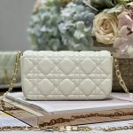 Dior Mini Miss Dior Bag White/ Black/ Blue/ Light Purple For Women 7 in/18.cm