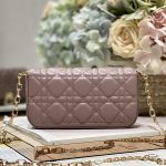 Dior Mini Miss Dior Bag White/ Black/ Blue/ Light Purple For Women 7 in/18.cm