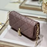 Dior Mini Miss Dior Bag White/ Black/ Blue/ Light Purple For Women 7 in/18.cm