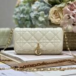 Dior Mini Miss Dior Bag White/ Black/ Blue/ Light Purple For Women 7 in/18.cm