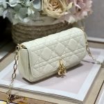 Dior Mini Miss Dior Bag White/ Black/ Blue/ Light Purple For Women 7 in/18.cm