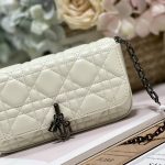 Dior Mini Miss Dior Bag White/ Black For Women 7 in/ 18.5cm