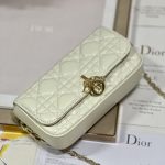 Dior Mini Miss Dior Bag White/ Black/ Blue/ Light Purple For Women 7 in/18.cm