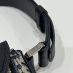 Dior Mini Saddle Bag With Strap Black For Women 9in/23cm 1ADPO049YKS_H27E