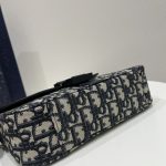 Dior Mini Saddle Bag With Strap Black For Women 9in/23cm 1ADPO049YKS_H27E