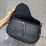 Dior Mini Saddle Soft Bag Black For Women‎ 9.5in/ 24cm CD