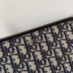 Dior Oblique Jacquard A5 Pouch Beige For Women‎ 10.5 in/26.5cm CD 2ESCA338YSE_H05E