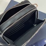 Dior Pouch With Strap Black/Beige For Women‎ 6.5in/17cm CD 2OBBC119YSE_H03E