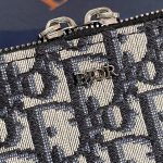 Dior Pouch With Strap Black/Beige For Women‎ 6.5in/17cm CD 2OBBC119YSE_H03E