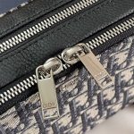 Dior Pouch With Strap Black/Beige For Women‎ 6.5in/17cm CD 2OBBC119YSE_H03E