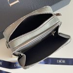 Dior Pouch With Strap Diamond Black/Grey For Women‎ 6.5in/17cm CD 2ESBC119DCO_H43E