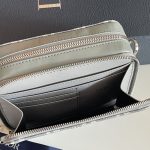 Dior Pouch With Strap Diamond Black/Grey For Women‎ 6.5in/17cm CD 2ESBC119DCO_H43E