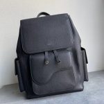 Dior Saddle Backpack Black For Women‎ 16.5 in/ 42 cm CD