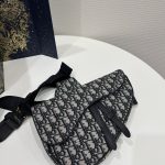 Dior Saddle Bag Blue For Women 10in/26cm 1ADPO093YKY_H28E