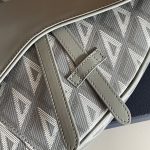 Dior Saddle Bag Grey/Black For Women‎ 10in/26cm CD 1ADPO093CDP_H42E