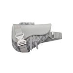 Dior Saddle Bag Grey/Black For Women‎ 10in/26cm CD 1ADPO093CDP_H42E