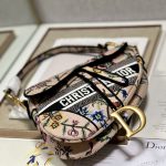 Christian Dior Saddle Bag Beige For Women 10in/25.5 cm