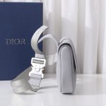 Dior Saddle Bag White/Black/Grey For Women‎ 10in/26cm CD