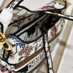 Christian Dior Saddle Bag White For Women 10in/25.5 cm M0446CEAU_M933