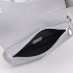 Dior Saddle Bag White/Black/Grey For Women‎ 10in/26cm CD