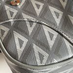 Dior Saddle Bag Grey/Black For Women‎ 10in/26cm CD 1ADPO093CDP_H42E