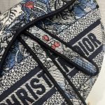 Dior Saddle Bag Denim Multicolor For Women 10in/25.5 cm M0446CRZI_M49E